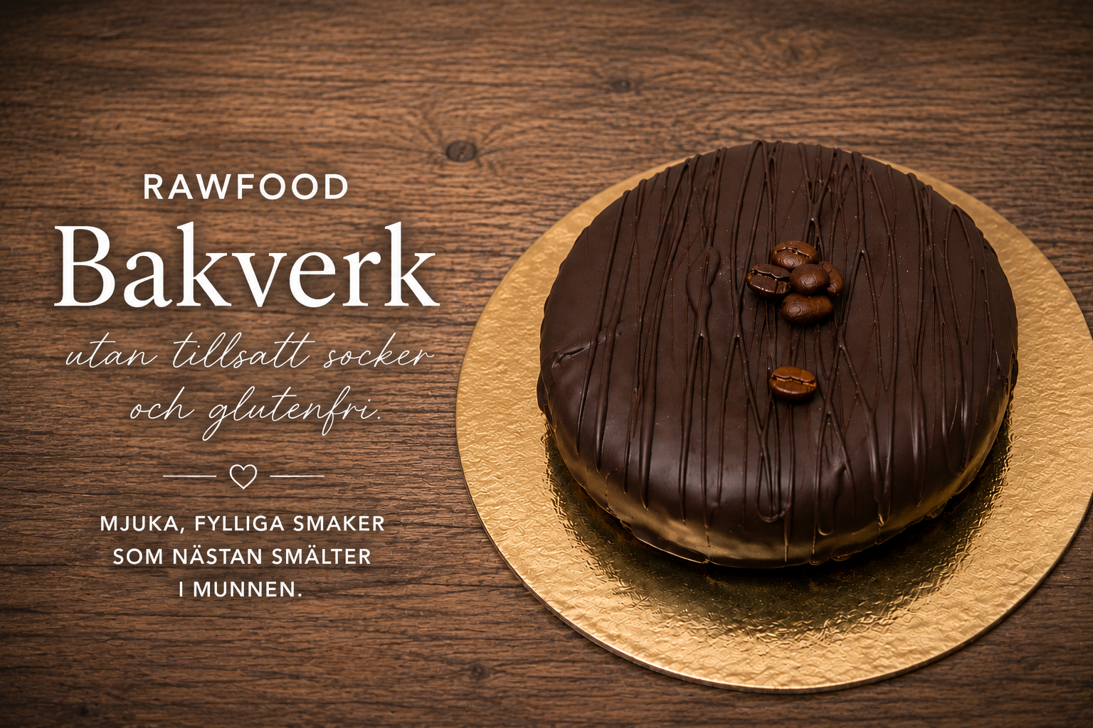 Rawfood, inget tillsatt socker, inga e-ämnen. Bara naturligt sött & gott.